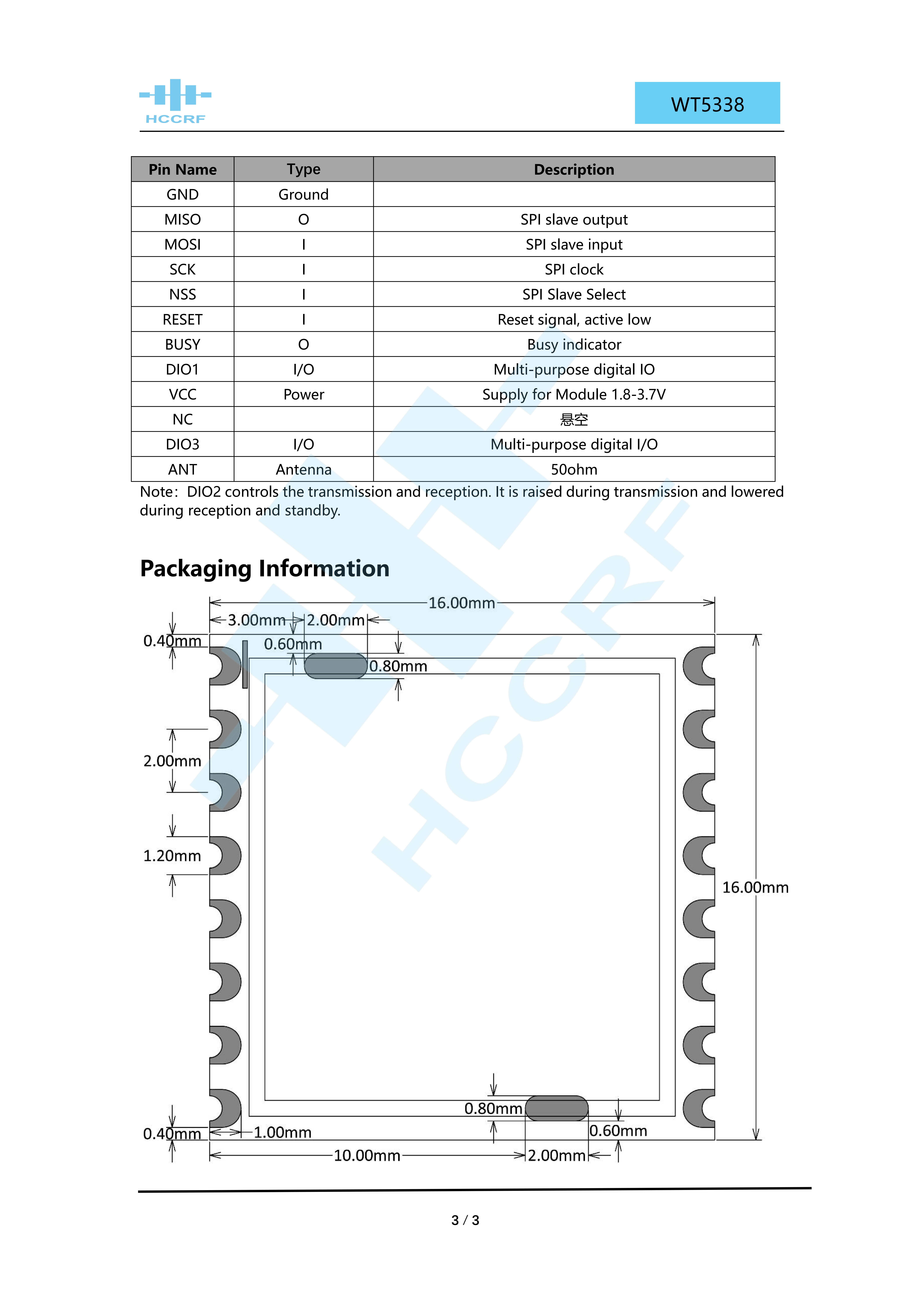 WT5338 LoRa Module Thumbnail 4